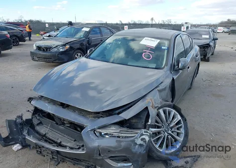 2019 Infiniti Q50 3.0T Luxe из США, поврежденный, VIN JN1EV7AP1KM543349